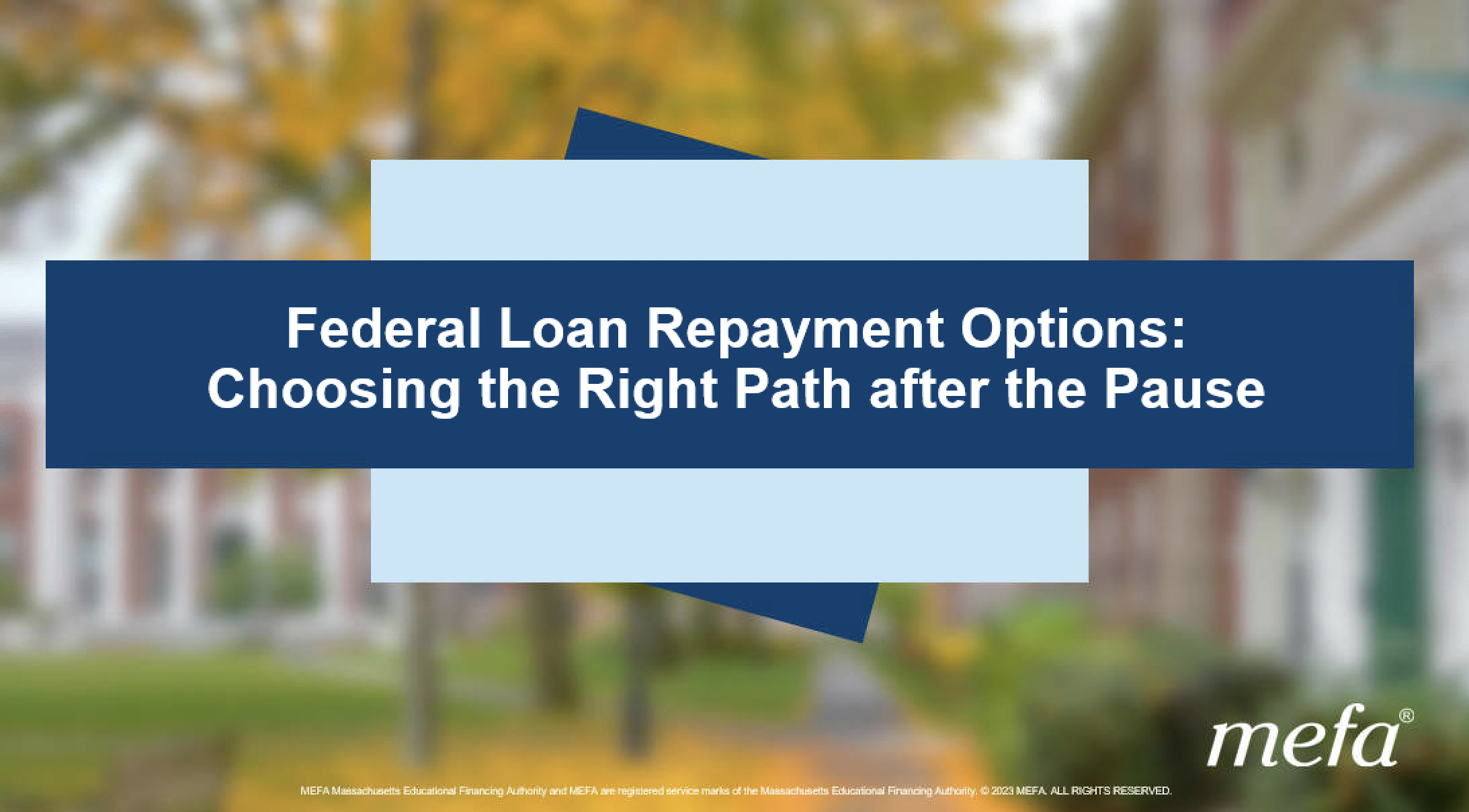 Federal Loan Repayment Options