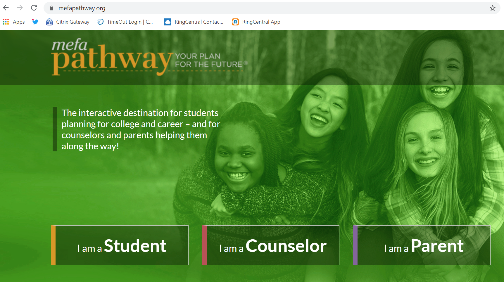 mefa pathway homepage