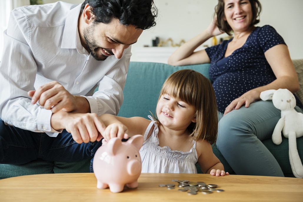 Family saving for college in BabySteps Savings Account 