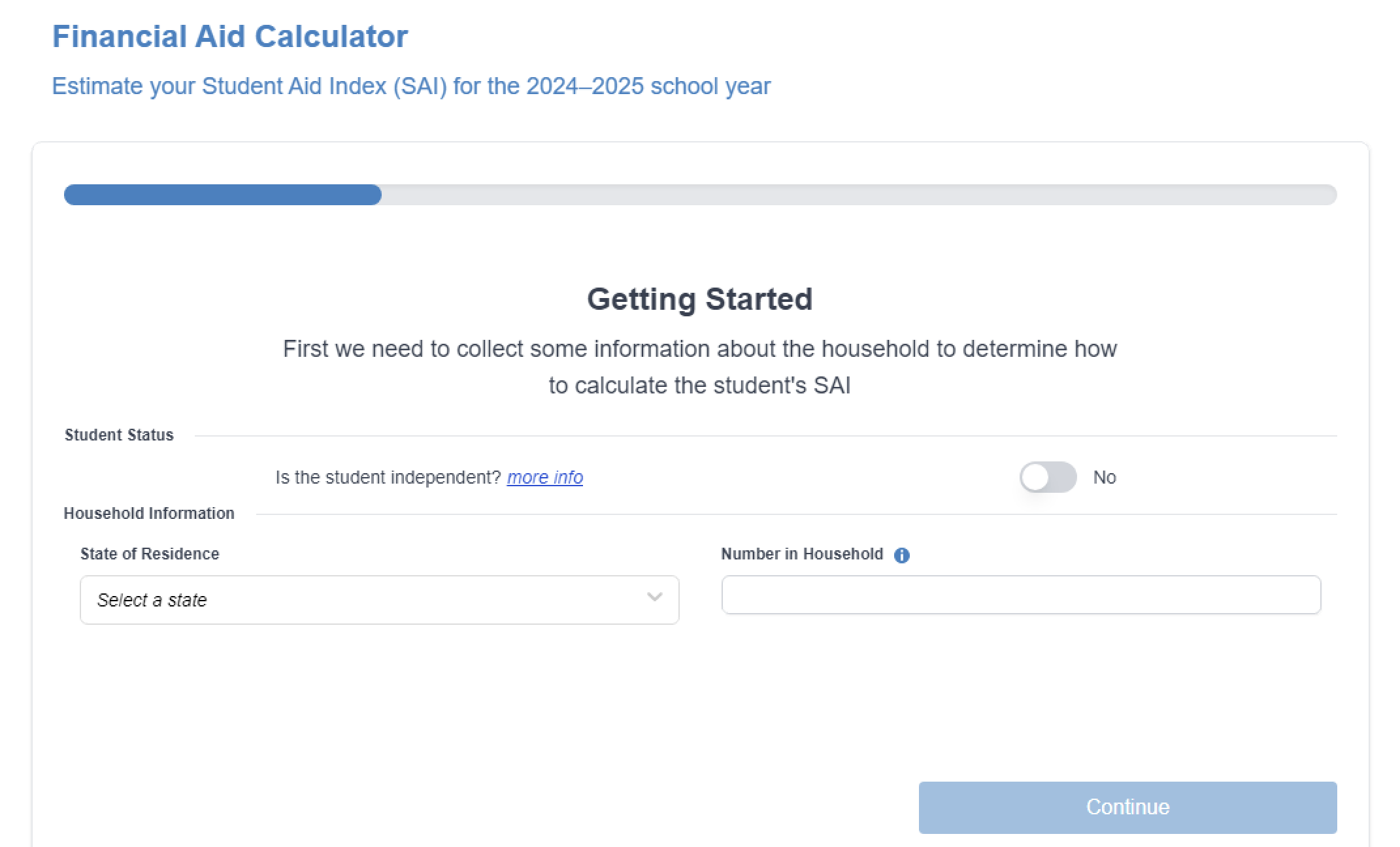 SAI Calculator