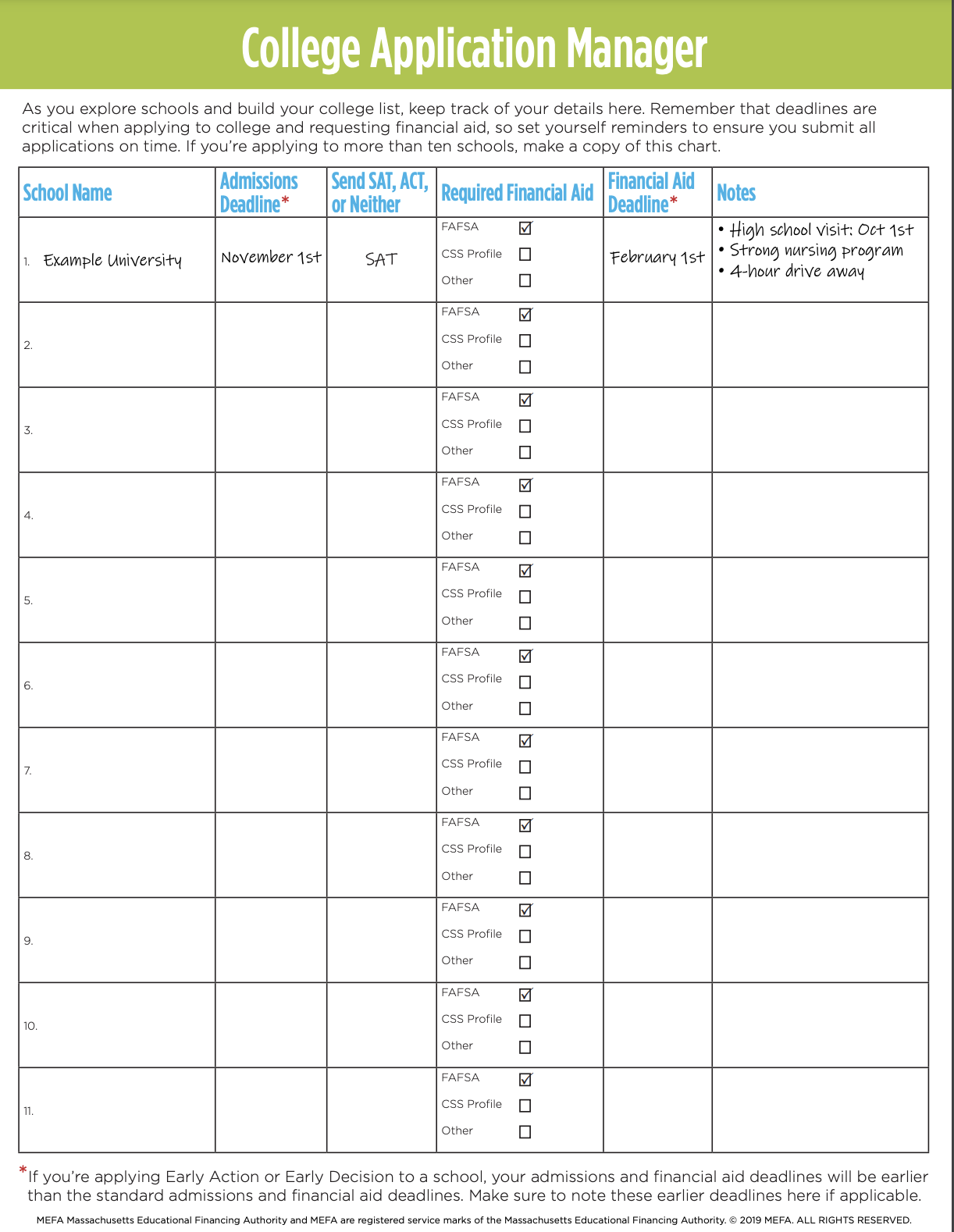 College Application Manager