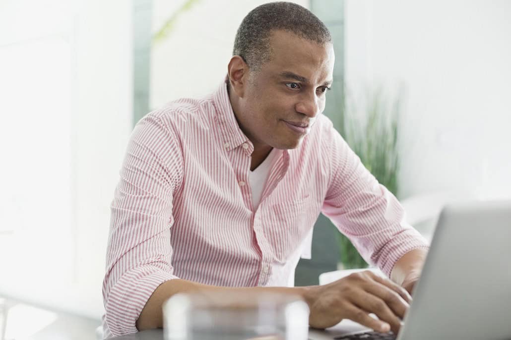 Counselor working