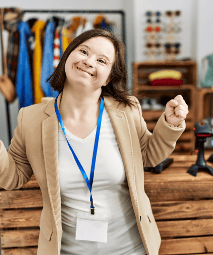 Happy woman